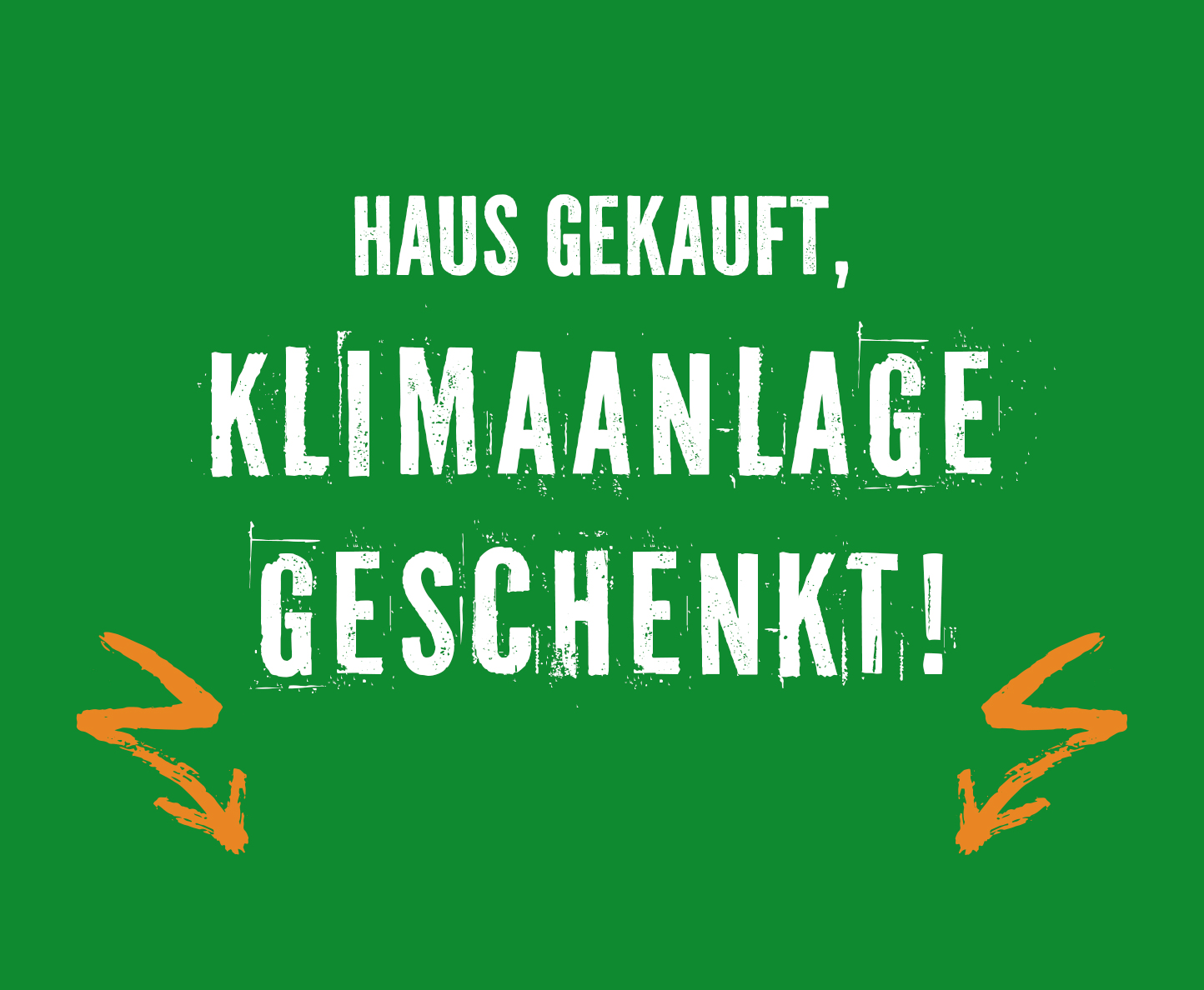 Grüne Aktionsgrafik mit weißer Aufschrift ‚Verlängert bis zum 30. Sep‘ und zwei orangefarbenen Pfeilen.